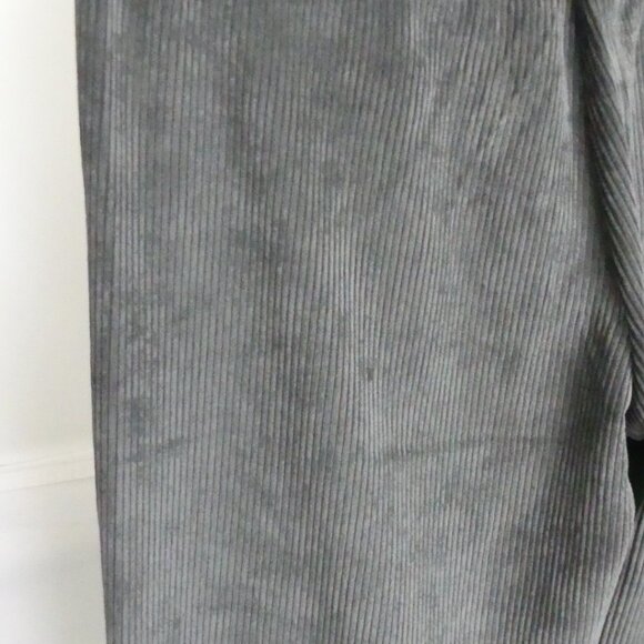MAC Jeans Chiara Fluid Corduroy Pull On Trouser Pants Gray USA Size 10 EU 40 - Picture 5 of 9